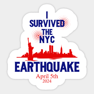 I-survived-the-nyc-earthquake Sticker